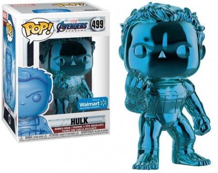 Funko Pop Chrome Hulk (blue)-Marvel-499
