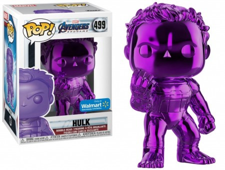 Funko Pop Chrome Hulk (purple)-Marvel-499