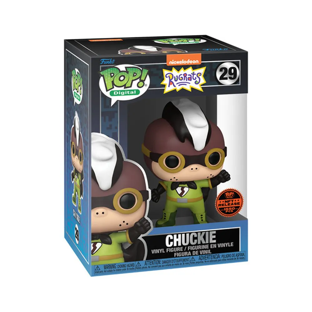 Funko Pop Chuckie Rugrats Nickelodeon 29 [NFT Limited Edition 1550 PCs] Rugrats #29 - Produto Original