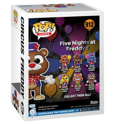  Circus Freddy Five Nights #912 - Produto Original