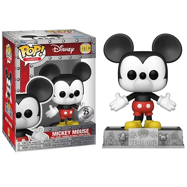 Funko Pop Classics Mickey Mouse Disney Classics #01 - Produto Original