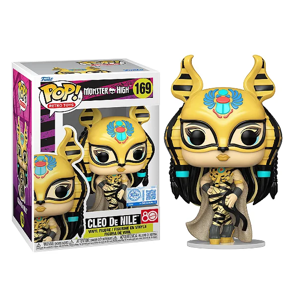 Funko Pop Cleo De Nile Monster High #169 - Produto Original