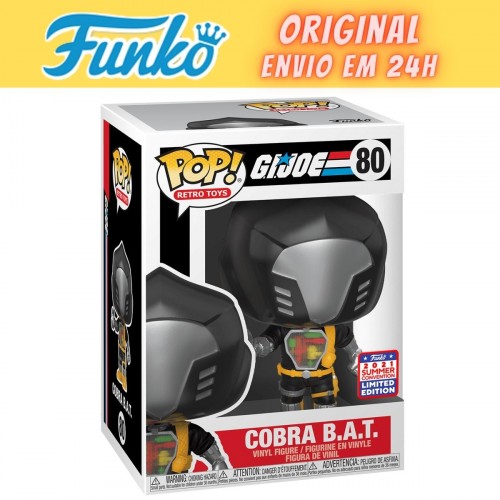 Funko Pop Cobra B.a.t. - Exclusivo 2021 Summer Convention - G.I. Joe - #80