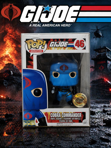 Funko Pop Cobra Commander Bait Exclusive Gi Joe (vaulted) Retro Toys #46 - Produto Original