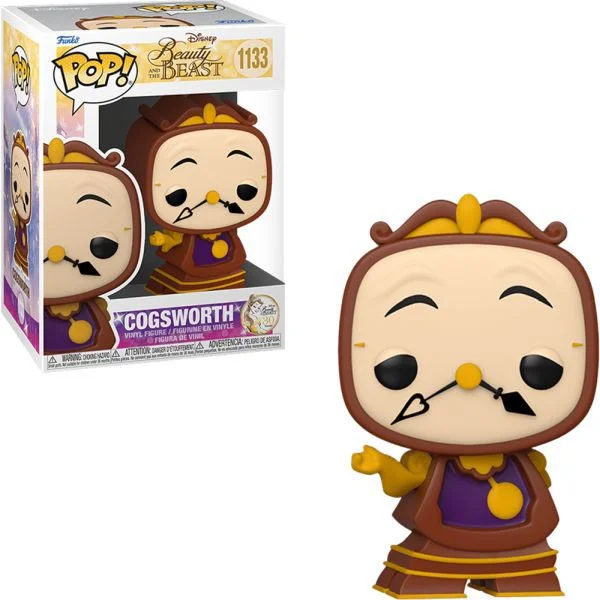 Funko Pop Cogsworth-Disney Beauty And The Beast-1133