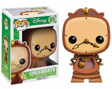 Funko Pop Cogsworth Disney #91 - Produto Original