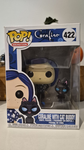 Funko Pop Coraline With Cat Buddy Coraline #422 - Produto Original