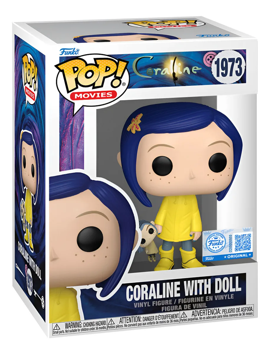 Funko Pop Coraline With Doll #1973 Exclusivo Coraline Coraline #1973 - Produto Original