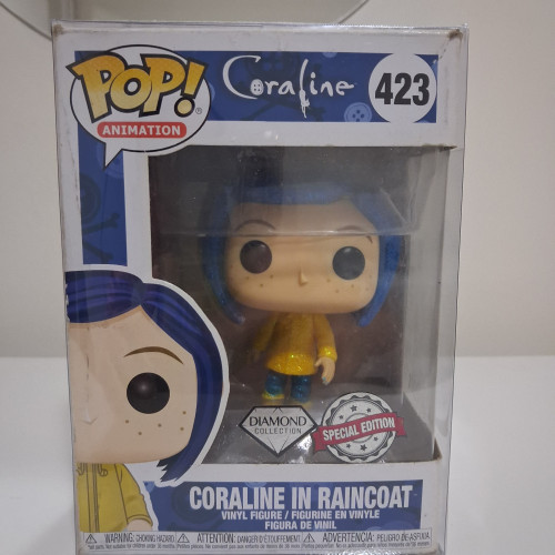 Funko Pop Coraline in Raincoat Diamond Edition-Coraline (Movie)-423