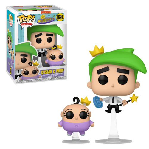 Funko Pop Cosmo & Poof - Os Padrinhos Mágicos-The Fairly Odd Parents-1791