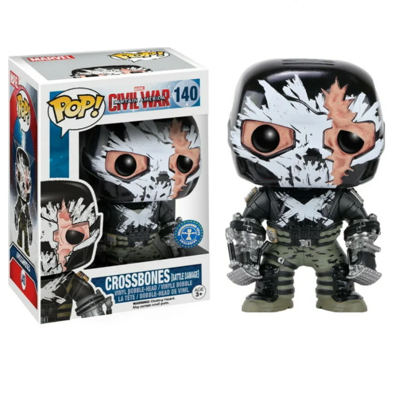 Funko Pop Crossbones (battle Damage) Target - Marvel  #140