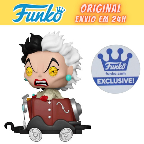 Funko Pop Cruella De Vil In Cart - Exclusivo Funko.Com - Disney Villains - #15