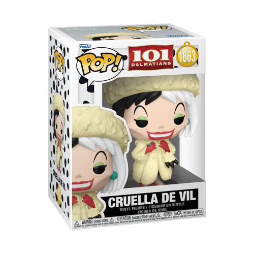 Funko Pop Cruella de Vil Disney 101 Dalmatians #1663 - Produto Original
