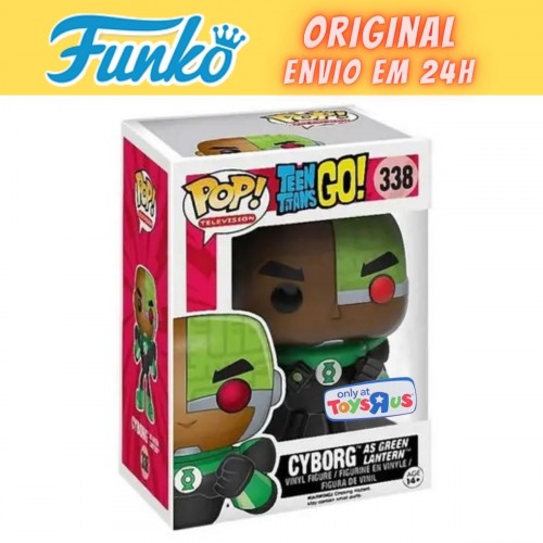 Funko Pop Cyborg As Green Lantern - Exclusivo Toys R Us - TEEN TITANS GO! - #338