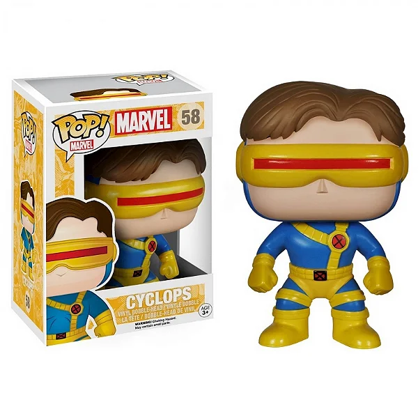 Funko Pop Cyclops Marvel X-Men #58 - Produto Original
