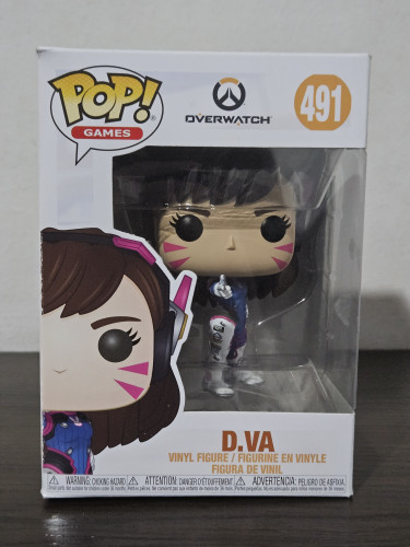 Funko Pop D. Va 491 Overwatch #491 - Produto Original