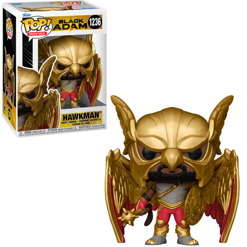 Funko Pop DC Black Adam Hawkman 1236 Colecionável Gavião Negro Filme Boneco-Dc Black Adam-1236