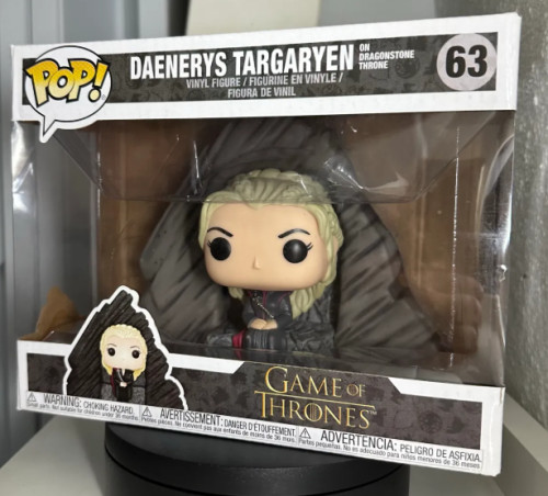 Funko Pop Daenerys Targaryen On Dragonstone Throne FUNKO POP #63 - Produto Original