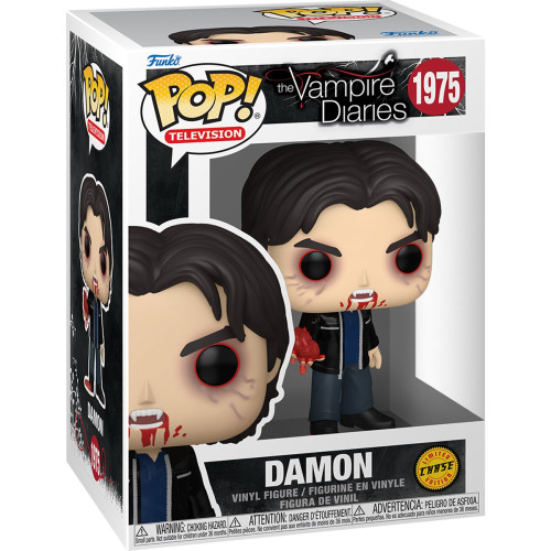 Funko Pop Damon Salvatore Chase The Vampire Diaries #1975 - Produto Original