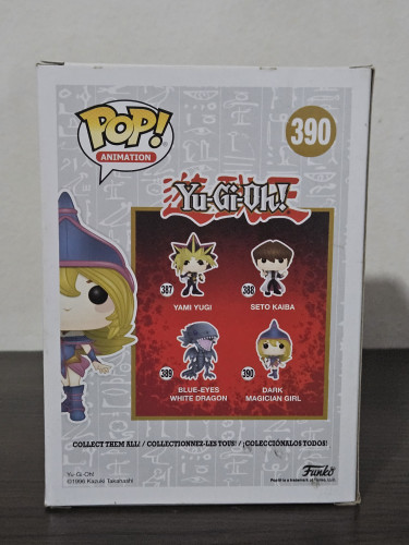 Funko Pop Dark Magician Girl 390 Etiqueta Piticas Feiticeira Negra Yu-Gi-Oh! - Yugioh - #390
