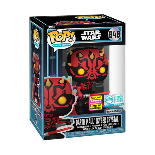 Funko Pop Darth Maul (kyber Crystal) Exclusivo Limited Edition Supreme Star Wars #846 - Produto Original