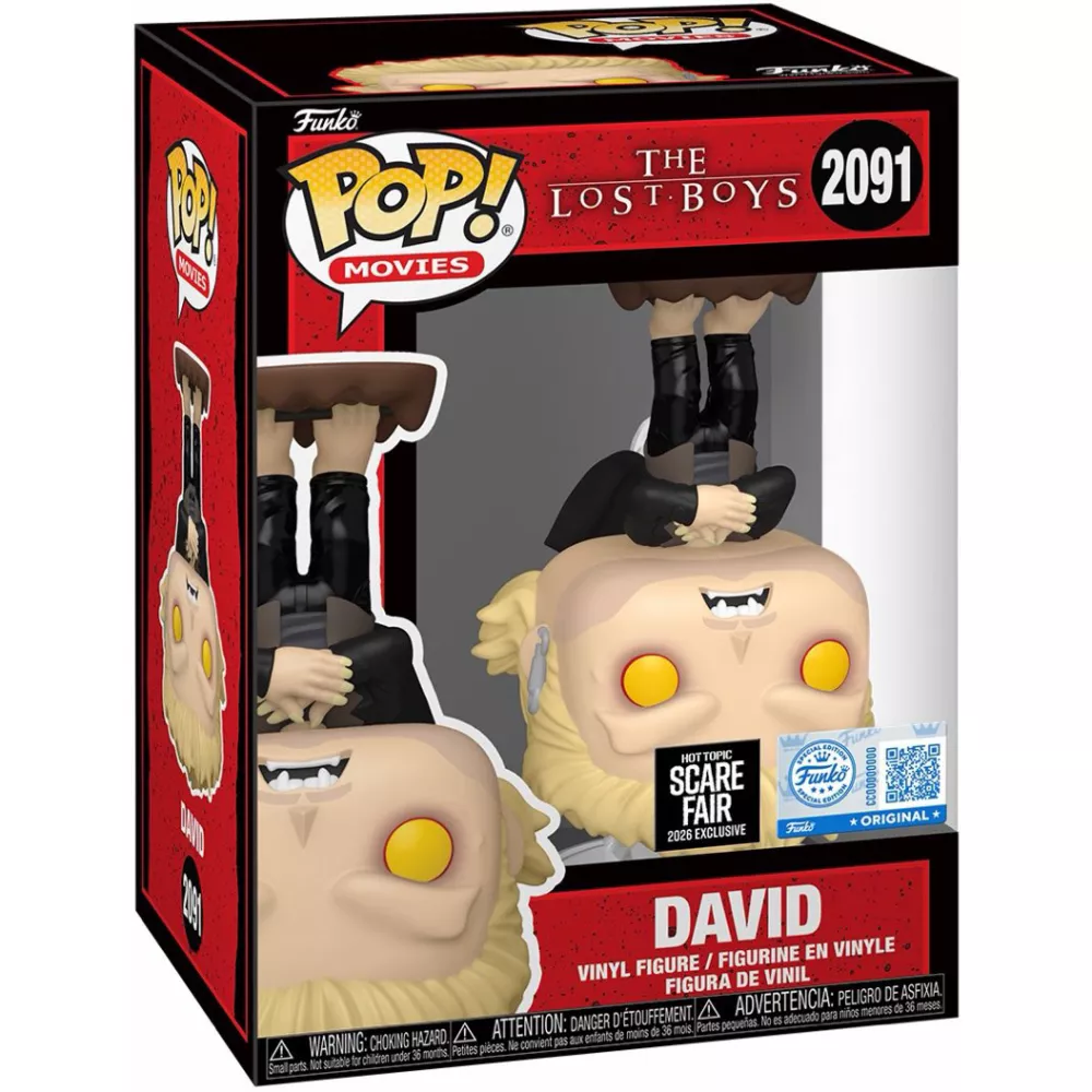 Funko Pop David Scare Fair 2026 The Lost Boys #2091 - Produto Original