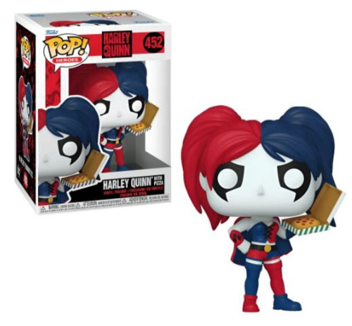 Funko Pop Dc 452 - Harley Quinn with Pizza-DC-452