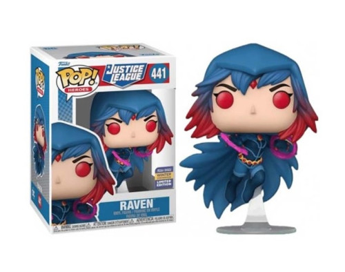 Funko Pop Dc Comics Liga da Justiça Raven 441-Dc Comics-441