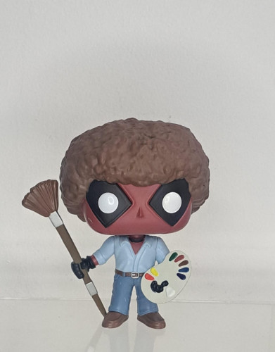 Funko Pop Deadpool as Bob Ross #319-Deadpool-319