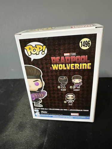 Action Figures Funko Pop Deadpool E Wolverine Gambit 1496 - Marvel Studios - #