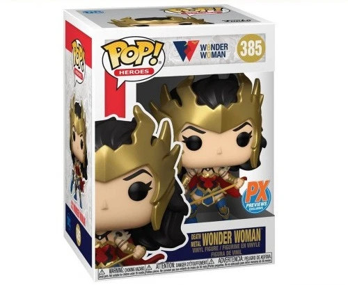 Funko Pop Death Metal Wonder Woman Glow Chase Special Edition-Wonder Woman-385