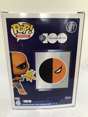 Funko Pop Deathstroke exclusivo Funko Shop - Warner Brothers 100th Anniversary - #477