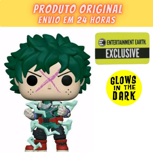 Funko Pop Deku Glows - Exclusivo Entertainment Earth - My Hero Academia - #596