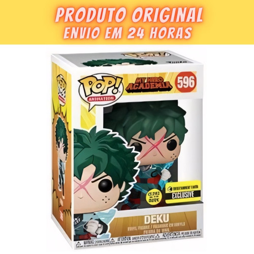 Funko Pop Deku Glows - Exclusivo Entertainment Earth - My Hero Academia - #596