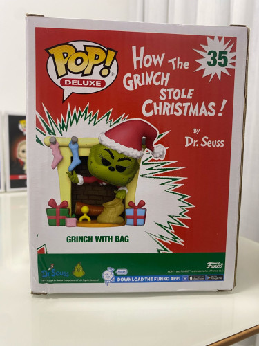 Funko Pop Deluxe Ginch with Bag #35 - O Grinch - #35