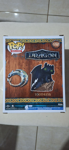 Funko Pop Deluxe Toothless #1792 - Como Treinar Seu Dragão - #1792