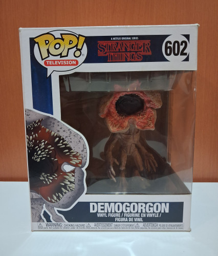 Funko Pop Demogorgon Big 6" #602 Vaulted - Caixa Com Detalhes - Usado Stranger Things #602 - Produto Original