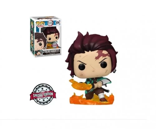 Funko Pop Demon Slayer 874 - Tanjiro - #874 Demon Slayer #874 - Produto Original