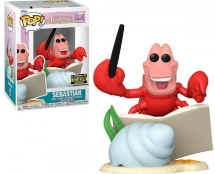 Funko Pop Desenho - Disney: A Pequena Sereia - Sebastian 1239 (EE)-The Little Mermaid-1239