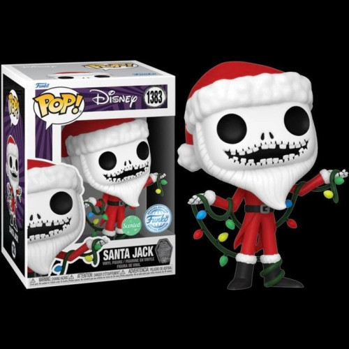Funko Pop Desenho - Disney: The Nightmare Before Christmas - Santa Jack 1383 (se) - Pixar - #1383 FUNKO POP #1383 - Produto Original