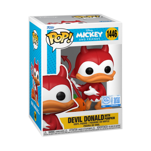 Funko Pop Devil Donald With Pumpkin-Mickey Mouse & Friends-1446