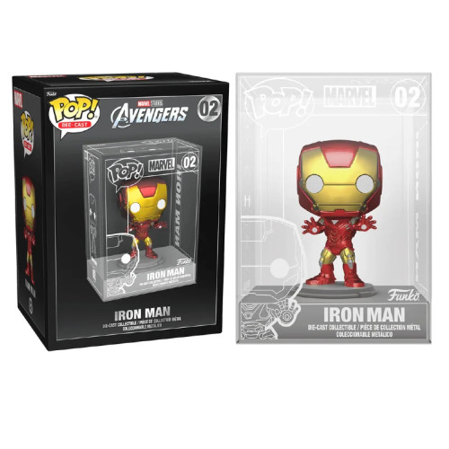 Funko Pop Die Cast Iron-man Iron Man #02 - Produto Original