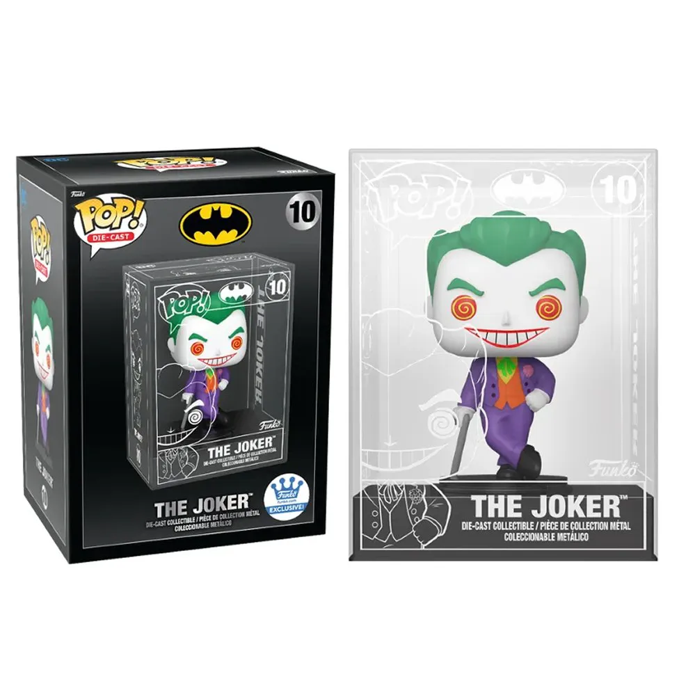 Funko Pop Die Cast Joker Coringa 10 [Exclusive] Die Cast #10 - Produto Original