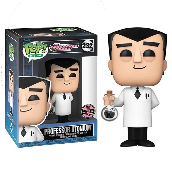 Funko Pop Digital Professor Utonium 1800 Pcs #232-As Meninas Superpoderosas-1