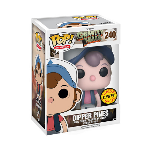Funko Pop Dipper Pines Glow Chase Gravity Falls #240 - Produto Original