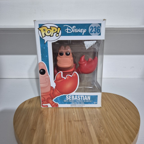 Funko Pop Disney - A Pequena Sereia - Sebastian - The Little Mermaid - #236
