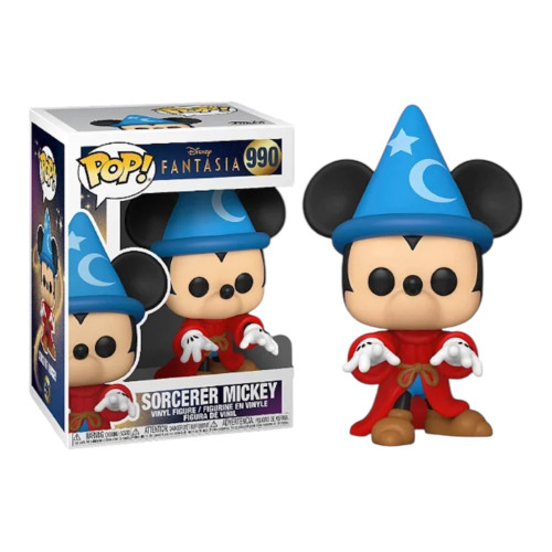Funko Pop Disney - Fantasia - Sorcerer Mickey (Mickey Feiticeiro)-Disney Fantasia-990