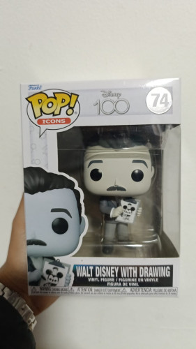 Funko Pop Disney 74 - Walt Disney with Drawing-Disney-74