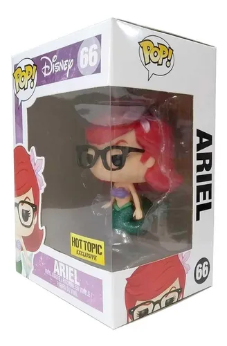 Funko Pop Disney Ariel Nerd Glasses Pequena Sereia Óculos 66 - Funko Pop Ariel - #66
