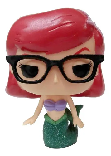 Funko Pop Disney Ariel Nerd Glasses Pequena Sereia Óculos 66 - Funko Pop Ariel - #66